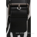 Stylish Leather Zebra Print Hobo Shoulder Bag